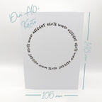 en-Kunst Clear Stamps KK-0274 - Circulus Runde Geburtstagssprüche