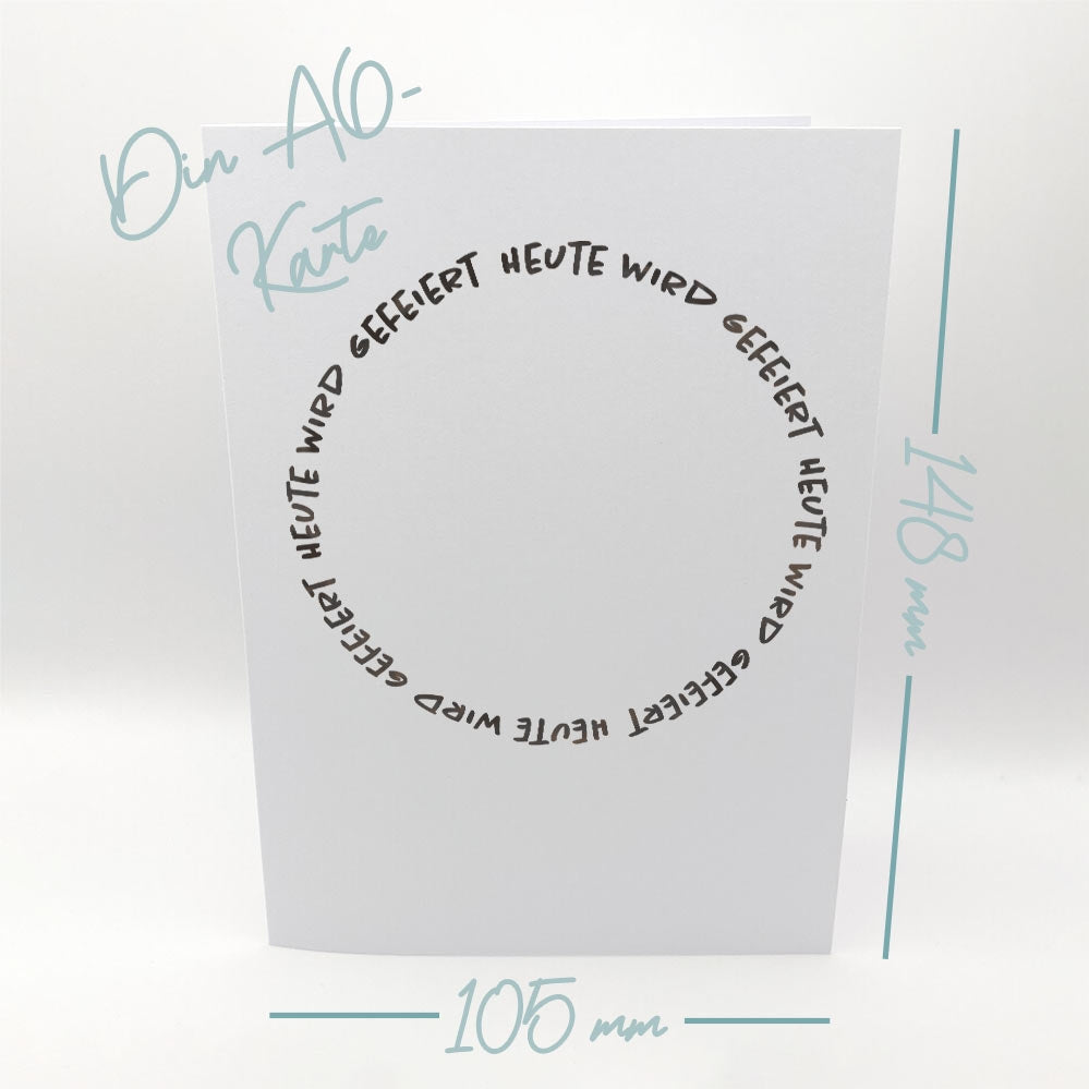 en-Kunst Clear Stamps KK-0274 - Circulus Runde Geburtstagssprüche