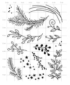 Karten-Kunst Clear Stamps KK-0276 - Circulus Zweige