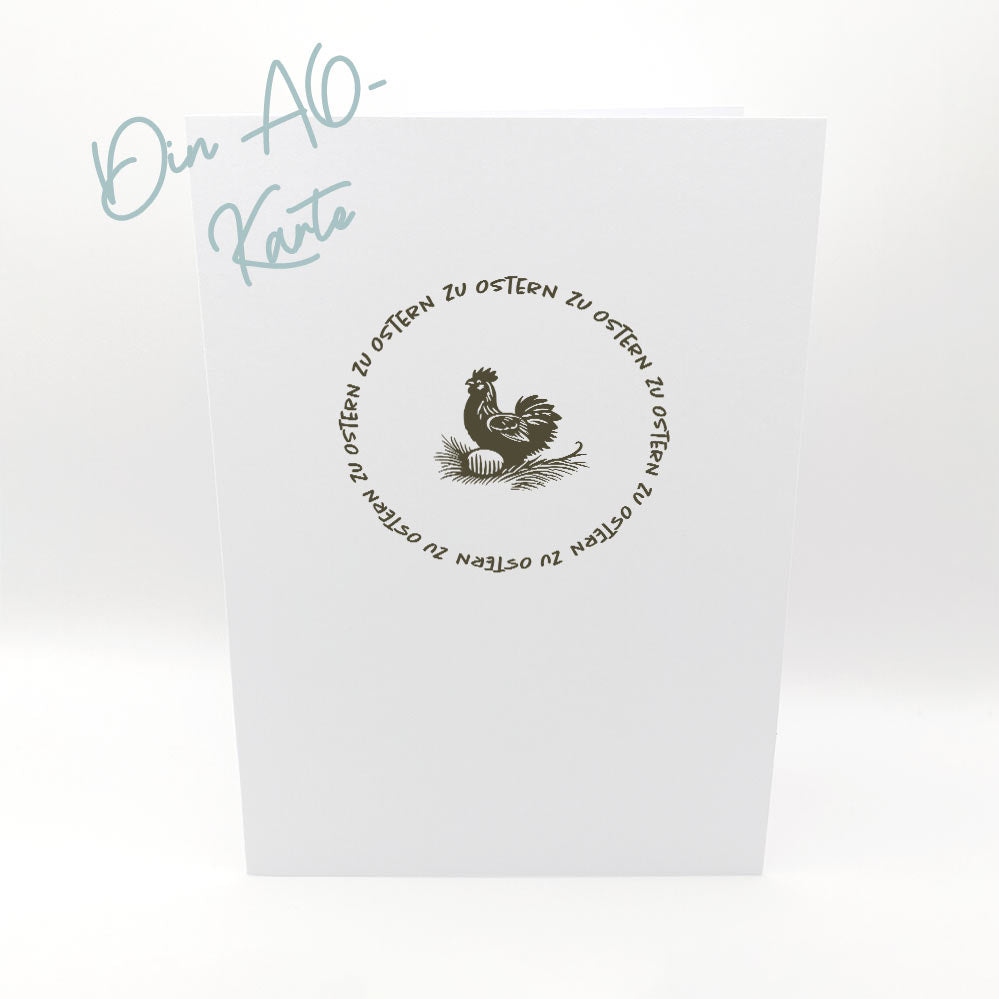Karten-Kunst Clear Stamps KK-0277 - Circulus Runde Ostersprüche