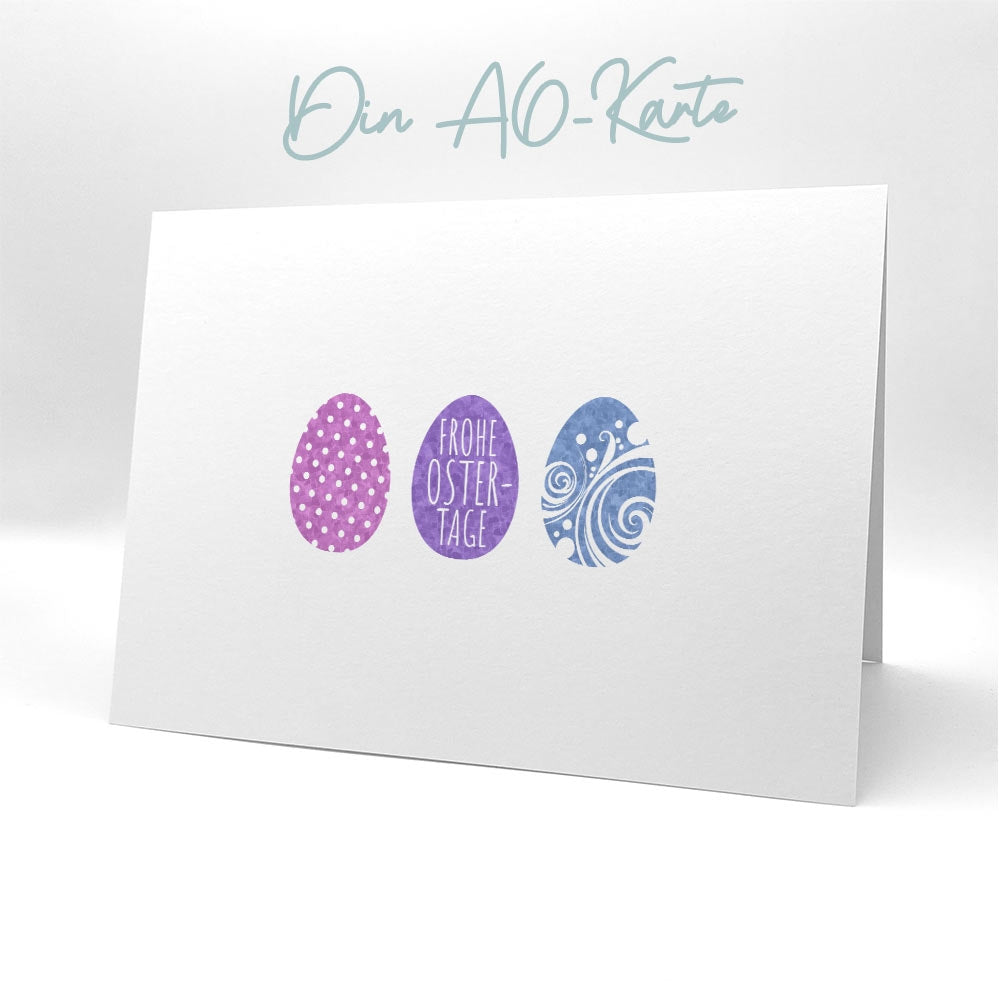 Karten-Kunst Clear Stamps KK-0278 - Gemusterte Ostereier