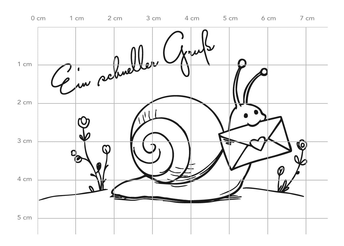 Karten-Kunst Clear Stamps KK-0280 - Ein schneller Gruß 