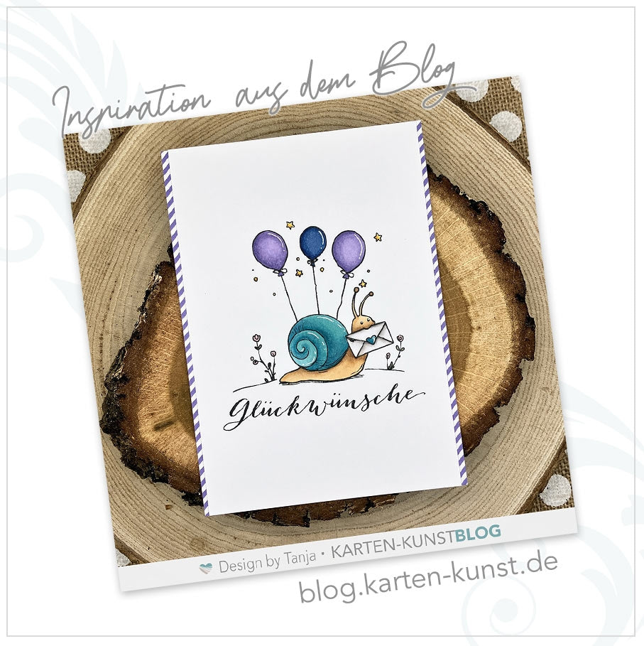 Karten-Kunst Clear Stamps KK-0280 - Ein schneller Gruß 