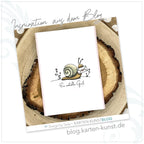 Karten-Kunst Clear Stamps KK-0280 - Ein schneller Gruß 