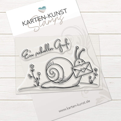 Karten-Kunst Clear Stamps KK-0280 - Ein schneller Gruß 
