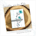 Dekorlinien & Rahmen – Stempelset Karten-Kunst Clear Stamps KK-0281 - Beispielkarte