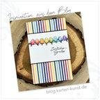 Vogelhaus & Zwitschergrüße – Stempelset Karten-Kunst Clear Stamps KK-0283 - Beispielkarte