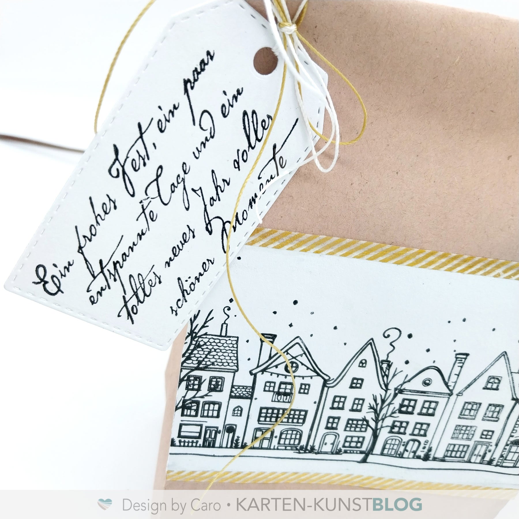 Karten-Kunst Stanzschablone kk-D066 - Tags With Stitches