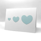Karten-Kunst Stanzschablone kk-D081 - Runde Herzen / Round Hearts