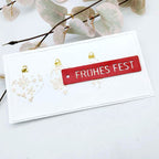 Karten-Kunst Stanzschablone kk-D162 - Stencil Tag Frohes Fest