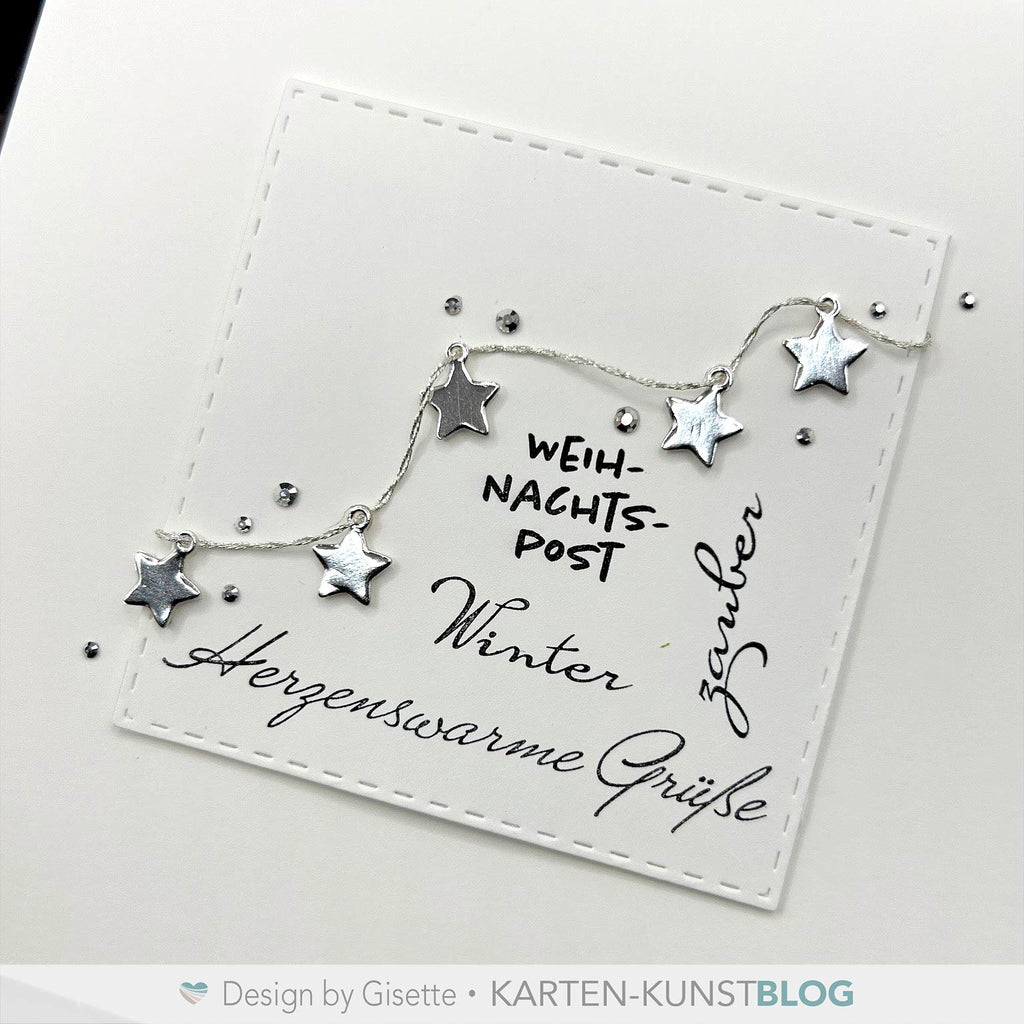 Karten-Kunst Stanzschablone kk-D199 - Micro Charms Star