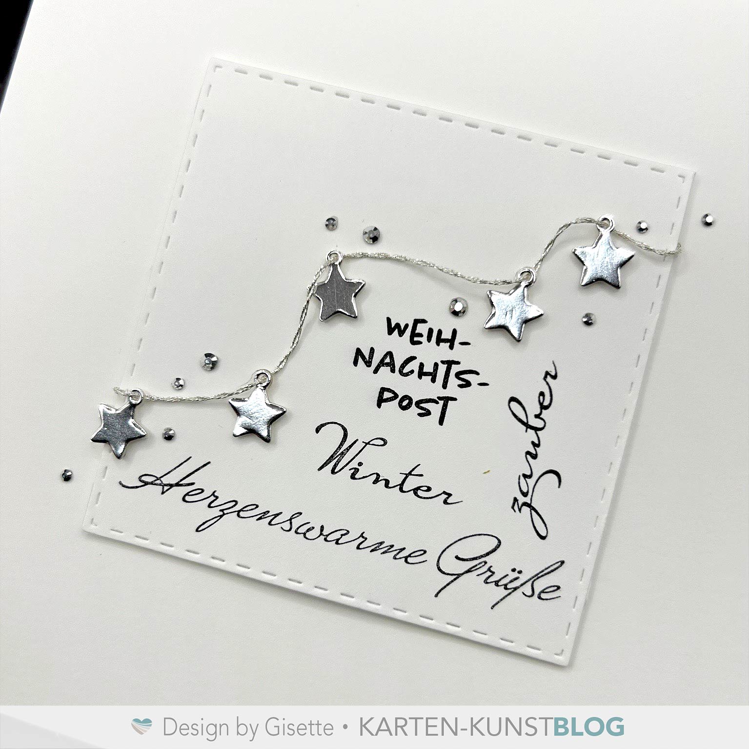Karten-Kunst Stanzschablone kk-D199 - Micro Charms Star