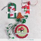 Karten-Kunst Stanzschablone kk-D215 - Fliegenpilze