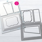 Karten-Kunst Stanzschablone kk-D226 - ATC Designer