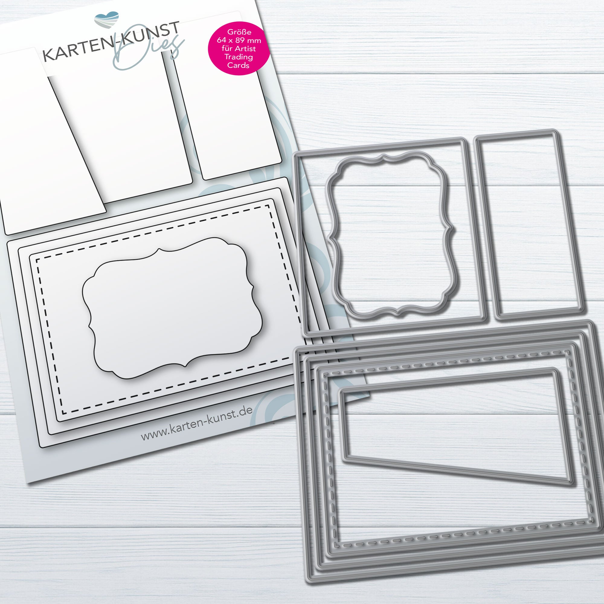 Alle neuen Karten-Kunst Stanzschablonen in einem festlichen Bundle - mit 15% Rabatt!