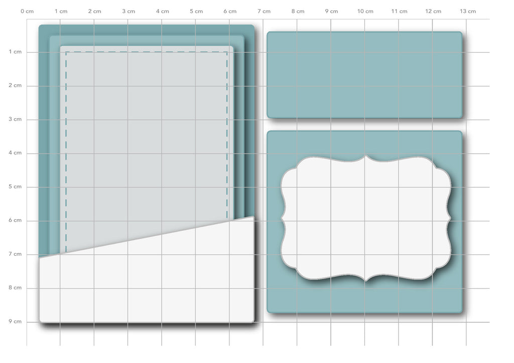 Karten-Kunst Stanzschablone kk-D226 - ATC Designer