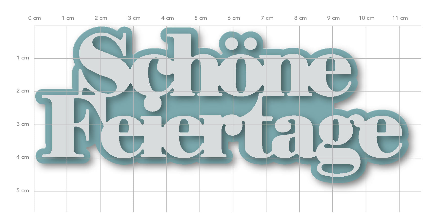 Karten-Kunst Stanzschablone kk-D228 - Das rockt Schöne Feiertage