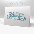 Karten-Kunst Stanzschablone kk-D228 - Das rockt Schöne Feiertage