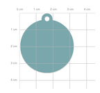 Karten-Kunst Stanzschablone kk-D229 - Mini Anhänger rund