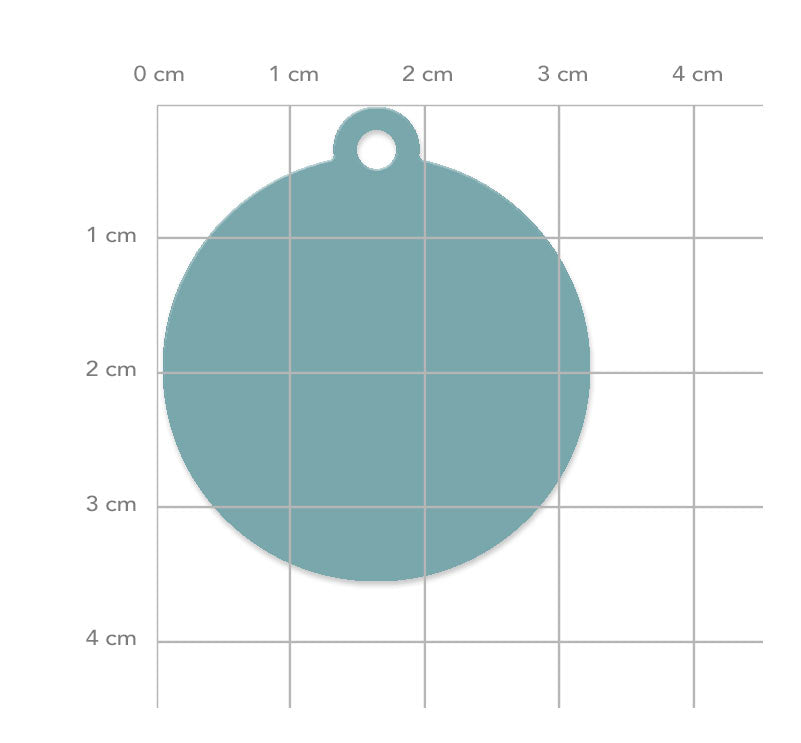 Karten-Kunst Stanzschablone kk-D229 - Mini Anhänger rund