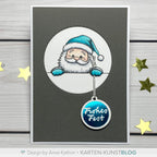 Karten-Kunst Stanzschablone kk-D229 - Mini Anhänger rund