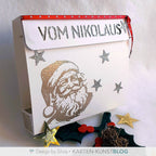 Karten-Kunst Stanzschablone kk-D230 - Stencil Tag Vom Nikolaus