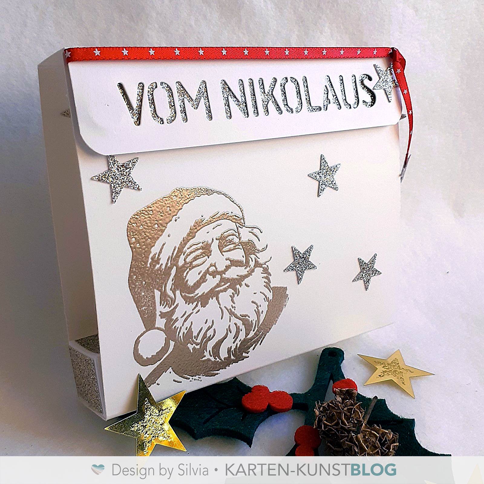 Karten-Kunst Stanzschablone kk-D230 - Stencil Tag Vom Nikolaus