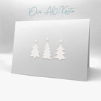 Karten-Kunst Stanzschablone kk-D231 - Tannenbäume