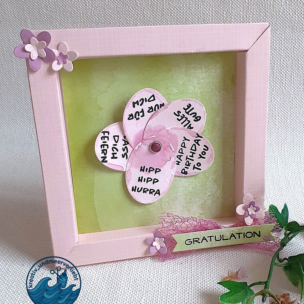 Karten-Kunst Stanzschablone kk-D235 - Viele kleine Anhänger