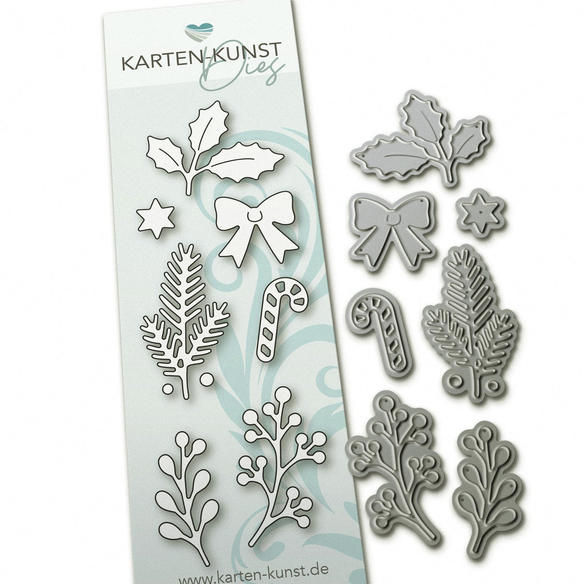 Karten-Kunst Stanzschablone kk-D239 - Mini Weihnachten
