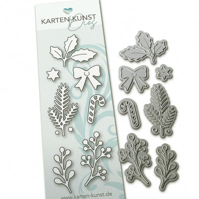 Karten-Kunst Stanzschablone kk-D239 - Mini Weihnachten