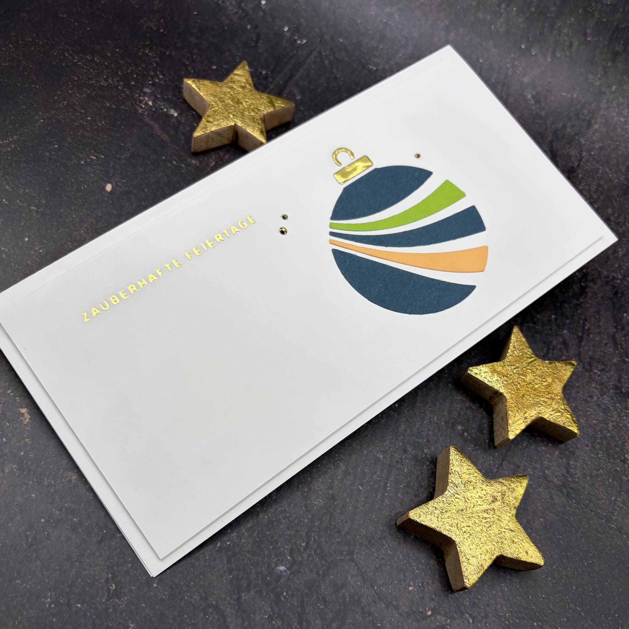 Karten-Kunst Hot Foil Plate kk-HF010 - Mini Worte zu Weihnachten