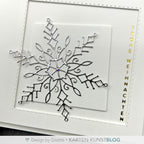 Karten-Kunst Hot Foil Plate kk-HF039 - Mini Worte Vertikal