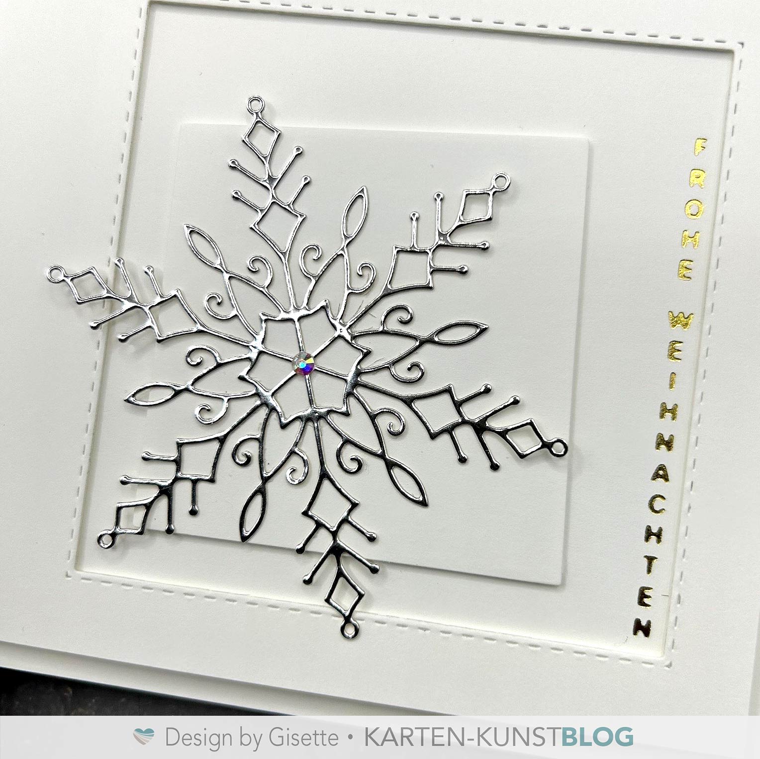 Karten-Kunst Hot Foil Plate kk-HF039 - Mini Worte Vertikal