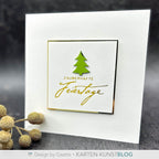 Karten-Kunst Hot Foil Plate kk-HF041 - Kombi Zauberhafte Feiertage