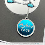 Karten-Kunst Hot Foil Plate kk-HF042 - Runde Weihnachtssymbole