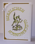 Karten-Kunst Stanzschablone kk-D042 - Kreistexte Herzlichen Glückwunsch