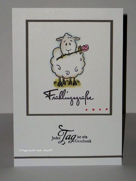Karten-Kunst Clear Stamps zu Ostern KK-0061 - Viecher im Frühling