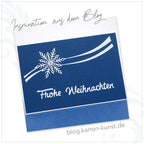 Karten-Kunst Stanzschablone kk-D023 - Kleine Texte Frohe Weihnachten