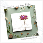 Stanzschablone Blume Carissa Bloom – Zarte florale Stanze 6,3 x 11 cm