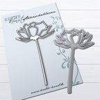 Stanzschablone Blume Carissa Bloom – Zarte florale Stanze 6,3 x 11 cm
