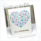 Karten-Kunst Stanzschablone kk-D047 Heart of Hearts – Negativ-Stanzform Herz mit kleinen Herzen | Stanze für Shaker Cards, Hochzeit & Liebe