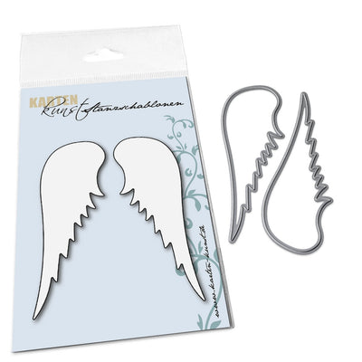 Karten-Kunst Stanzschablone kk-D069 - Engels-Flügel / Angel Wings