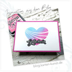 Karten-Kunst Stanzschablone kk-D080 Wavy Heart – Herz Stanze mit Linien | Stanzform für Liebe, Hochzeit & Valentinstag