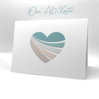 Karten-Kunst Stanzschablone kk-D080 Wavy Heart – Herz Stanze mit Linien | Stanzform für Liebe, Hochzeit & Valentinstag