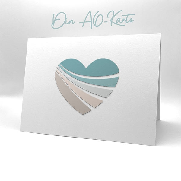 Karten-Kunst Stanzschablone kk-D080 Wavy Heart – Herz Stanze mit Linien | Stanzform für Liebe, Hochzeit & Valentinstag
