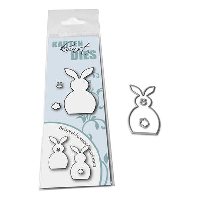 Karten-Kunst Stanzschablone kk-D086 - Osterhase / Easter Bunny