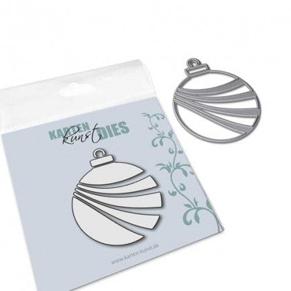 Karten-Kunst Stanzschablone - Wavy Ornament