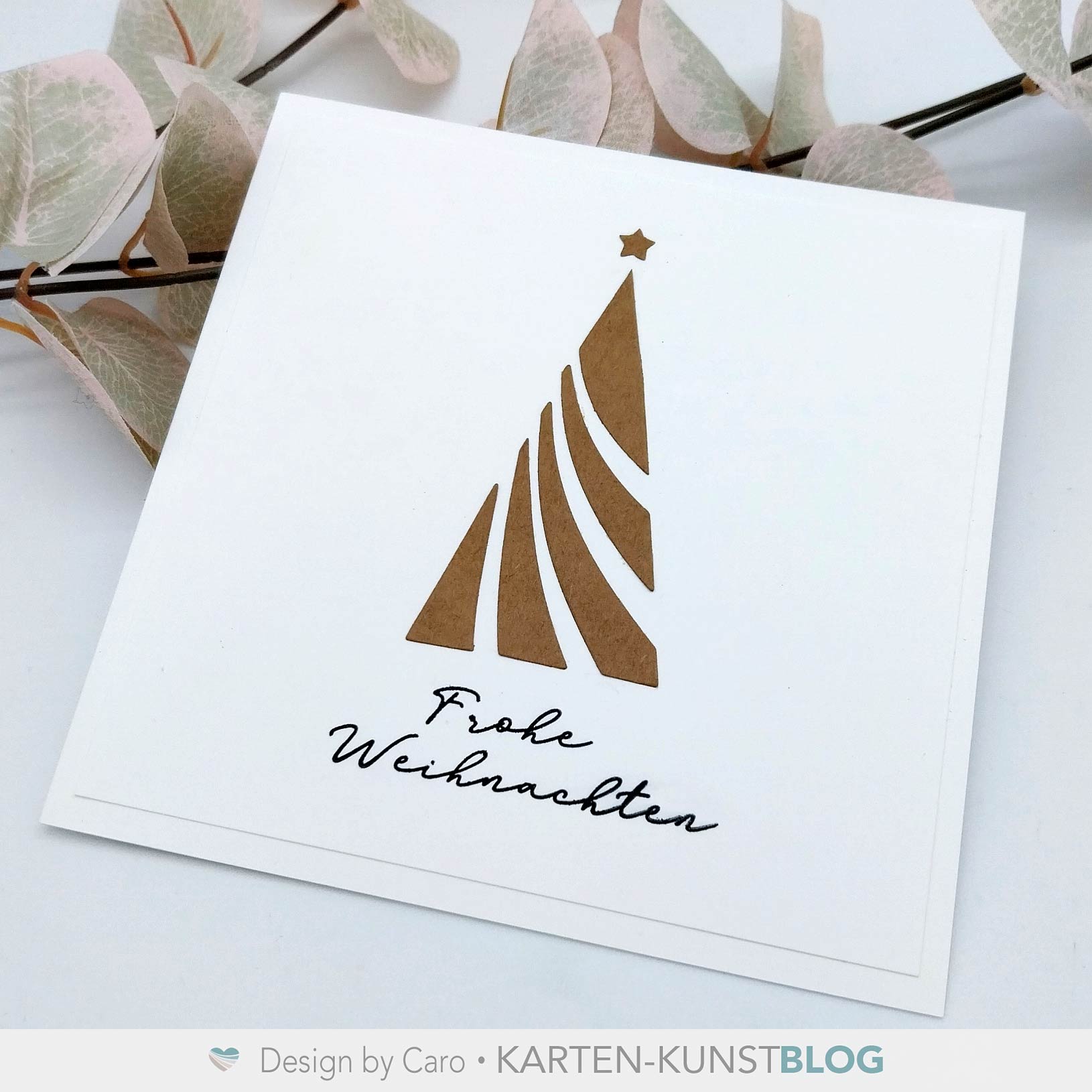 Karten-Kunst Stanzschablone kk-D129 - Wavy Tree