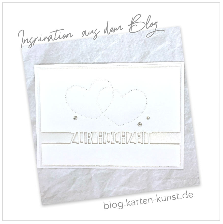 Karten-Kunst Stanzschablone kk-D131 - Brückentext Zur Hochzeit